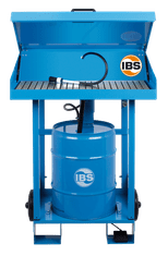 IBS Scherer Umývací stôl typ F2 pojazdný, 50 litrov, nosnosť 100 kg, elektrické čerpadlo a štetec