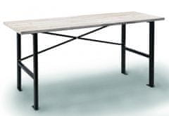 AHtool Dielenský pracovný stôl, drevená doska, 1650 x 600 x 850 mm