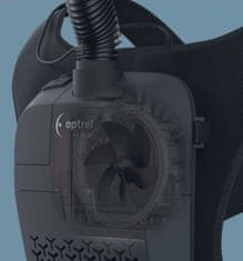 Optrel Filtrácia Optrel SWISS AIR komplet s kontrolným panelom a batohom čierna