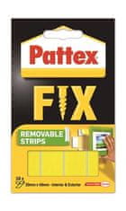 Pattex Lepiace prúžky "Pattex Fix", obojstranné, možno odstrániť, 20 x 40 mm, 1486128
