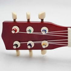 Viga Toys Detská drevená gitara Viga Natural 21 palcov 6 strún