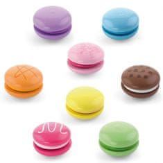 Viga Toys Drevená cukrárenská súprava farebných makarónov 8 kusov