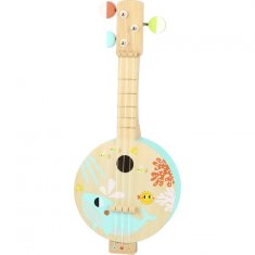 Tooky Toy Drevené banjo Náučná hra pre deti s morskou tematikou