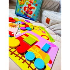 Tooky Toy 4 v 1 Puzzle Mntessori Blocks