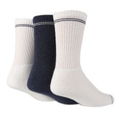 TORE 3 páry pánske recyklované športové ponožky Farba: Šedá