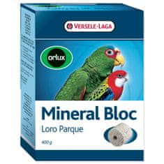 Bloc Minerální blok Loro Parque lisovaný grit s korály velké papoušky 400 g