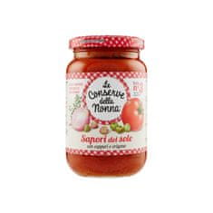 Conserve della Nonna Talianska paradajková omáčka Sapori di Sole (Mediterranen) s kaparami a oreganom "Sapori di Sole con Capperi e Origano" 