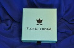 Flor de Cristal Náušnice Diana biela