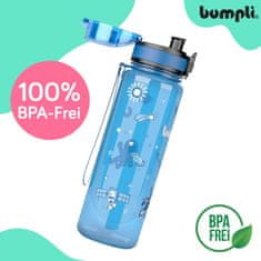 Detská fľaša na vodu 500 ml s vložkou na ovocie, nepriepustná, bez BPA (vesmírny vzor) | UNIVERSBOT