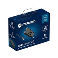 Nabíjačka do siete TurboPower 20W, 1x USB + USB-C kábel 1m čierna
