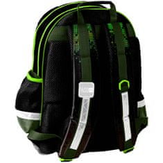 Paso Školský batoh Minecraft ergonomický 42cm zelený