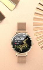 Rubicon Dámske inteligentné hodinky Rnbe64 – monitor krvného tlaku, pulzný oxymeter (Sr013d)