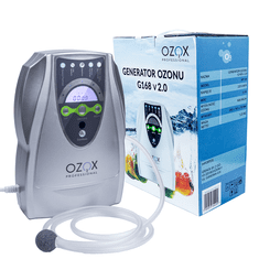 EHM Generátor ozónu OZOX G168 v2.0 800 MG/H • Sterilizácia • Dezinfekcia voda, vzduch, potraviny • Eliminácia baktérií, vírusov, plesní a zápachu