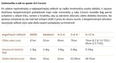 ergoPouch Zavinovačka a vak na spanie 2v1 Cocoon Grey Marle 0-3 m, 3-6 kg, 2,5 tog