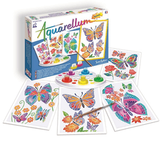 Sentosphére Akvarely junior - Motýle a kvety