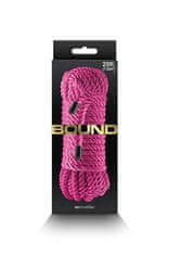 NS Novelties BOUND Rope (Pink), 7,5 m lano zo syntetických vlákien