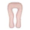 U-tvarované ružové Polka Dot tehotenský vankúš