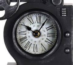 SEGNALE hodiny stolný dekoratívne kovové RETRO kamera KO-C37568420