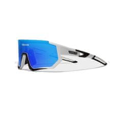 Cyklistické okuliare LS910 WHITE - BLACK / GLASS BLUE C03