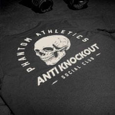 Phantom Pánske tričko PHANTOM Anti Knockout Club - čierne