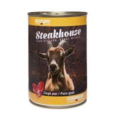 Meat Love Konzerva STEAKHOUSE - 100% kozie mäso 400g