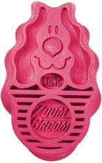 KONG Gumenná kefa pre psa ZoomGroom ružová 11,5 x 7 x 2,5cm