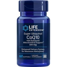 Life Extension Doplnky stravy Super Ubiquinol Coq10 100 Mg With Enhanced Mitochondrial Support