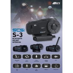 SCS SCS - S3 Bluetooth interkom s FM radiom