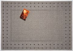 Kusový koberec Floorlux 20329 Silver/Black – na von aj na doma 60x110