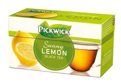 Pickwick Čierny čaj, 20x1,5 g, citrón