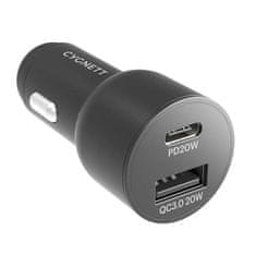 Cygnett Cygnett USB nabíjačka do auta, USB-C 20W (čierna)