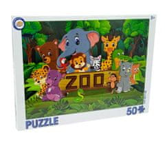 Toy Universe Detské puzzle 50 dielikov - Zvieratá v zoo