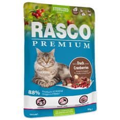 RASCO PREMIUM Kapsička Cat Pouch Sterilized, Duck, Cranberries 85 g