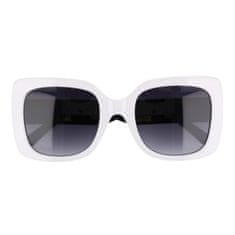 Sunmania Biele oversized slnečné okuliare „Anonym"