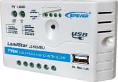 Epsolar EPEVER LS1024EU solární PWM regulátor 12/24V, 10A, vstup 30V/50V