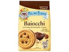 MULINO BIANCO Baiocchi - sušienky s lieskovoorieškovým krémom a kakaom 260g, 1