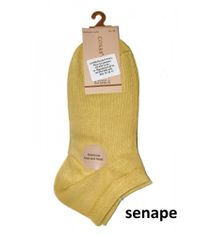 Dámske bambusové extra jemné členkové ponožky NERO (čierna) EU 35-38