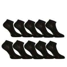 Gino 10PACK ponožky bambusové čierné (82005) - veľkosť L