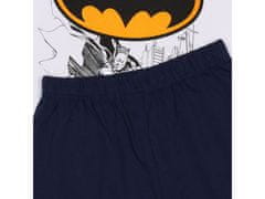 MARVEL Batman Chlapčenské pyžamo s krátkym rukávom v bielej a námorníckej modrej, letné pyžamo 9 let 134 cm