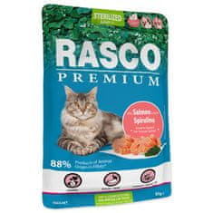 RASCO PREMIUM Kapsička Cat Pouch Sterilized, Salmon, Spirulina 85 g