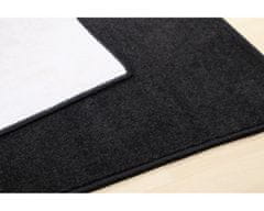 Vopi Kusový koberec Eton čierny 78 50x80