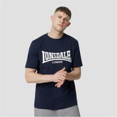 Lonsdale  Pánske Tričko Modré Farba: Nám.modrá, Veľkosť: 4XL