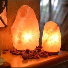 INNA Lampa SOĽNÁ na drevenom podstavci Himalájska soľ 2,5 - 4 kg 