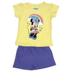 Eplusm Dievčenské bavlnené pyžamo "Minnie Mouse" žltá 104 / 3–4 roky Modrá
