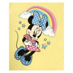 Eplusm Dievčenské bavlnené pyžamo "Minnie Mouse" žltá 104 / 3–4 roky Modrá