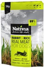 NATIVIA Nativite Real Meat Rabbit & Rice 1kg