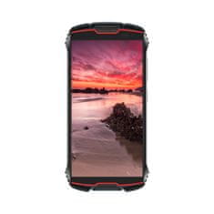 KingKong Mini 2 Pro, odolný mini smartfón, 4" QHD+ displej, 4GB/64GB, batéria 3 000 mAh, stupeň ochrany IP65, červený