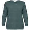 Dámsky sveter CARAIRPLAIN Regular Fit 15193822 Balsam Green (Veľkosť 5XL/6XL)