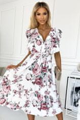 Numoco Dámske kvetované šaty Gbriella bordo Universal