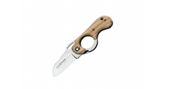Fox Knives 270 OL Elite pánsky vreckový nôž 5,5 cm, olivové drevo, hliníková krabička